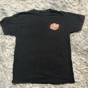 Element Black Short-Sleeve Tee with Orange Chest Badge